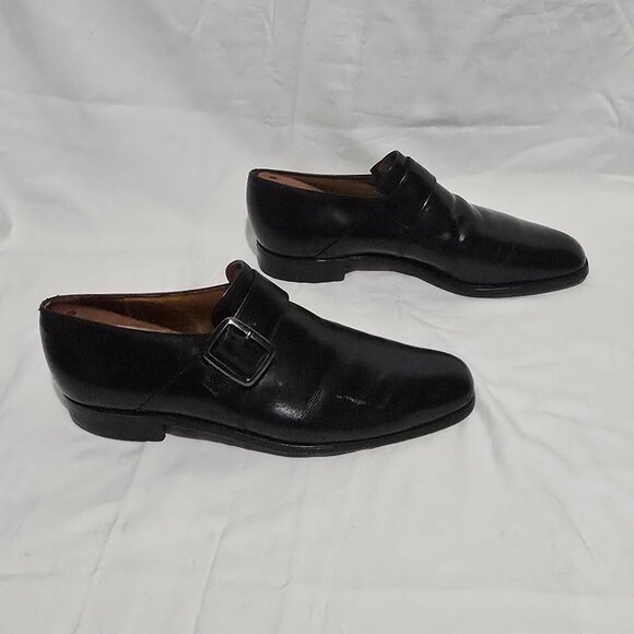 Church's Made in England WESTBURY Calf Leather Monk Strap - Black - Sz 11.5US - Picture 2 of 11